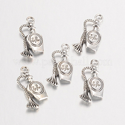 Colgantes de la aleación botella de licor de estilo tibetano&nbsp;TIBEP-A100796-S-FF