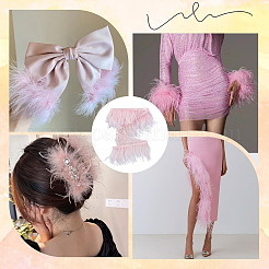 Adorno de plumas de avestruz de moda de 2 m&nbsp;DIY-GF0009-50A