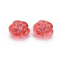 Прозрачная выпечка расписные стеклянные бусины&nbsp;LS-X-GLAA-S190-022-A01