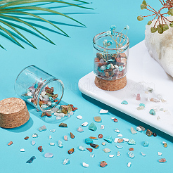 3000 шт. 15 вида бусин из натуральных и синтетических драгоценных камней G-AR0005-80