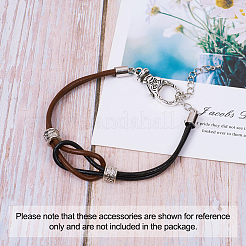 Тибетском стиле сплава омаров коготь застежками&nbsp;TIBE-KS0001-06AS