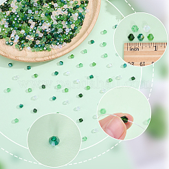 15 brin 5 styles de brins de perles de verre transparentes&nbsp;EGLA-PA0001-26