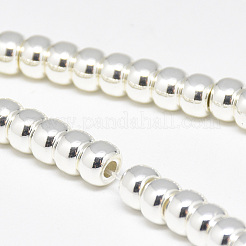 Гальванизировать немагнитных синтетический гематит бисер пряди G-Q465-38S