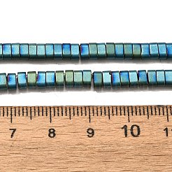 Нити синтетических немагнитных гематитовых бусин с 2 отверстием G-L613-A01-01C