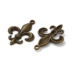 Подвески из сплава в тибетском стиле с символом лилии PALLOY-E776-01AB-01