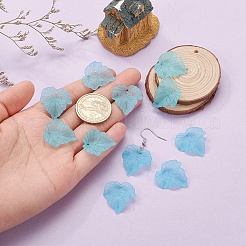 Осенняя тема прозрачные матовые акриловые подвески&nbsp;X-PAF002Y-27