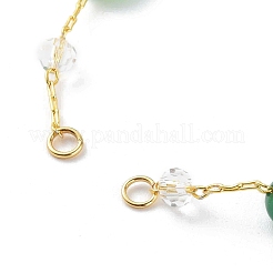 Pepite di agata naturale bracciale con perline&nbsp;AJEW-JB00953-05