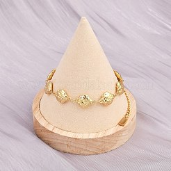 Браслеты-цепочки из нержавеющей стали 304 для женщин BJEW-D359-11G