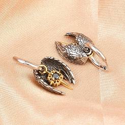 Серьги-кольца из хирургической нержавеющей стали 316&nbsp;EJEW-C160-12AS-02