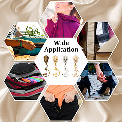 Ползунки на молнии из сплава&nbsp;PALLOY-PH01591-03