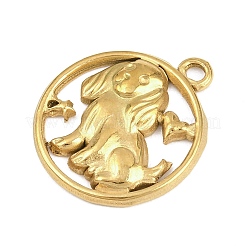 Pendentifs en acier inoxydable 304&nbsp;STAS-K328-01F-G