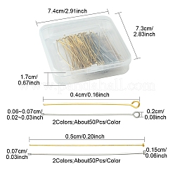 Штифты с плоской головкой и ушком из нержавеющей стали 304 STAS-FS0001-58