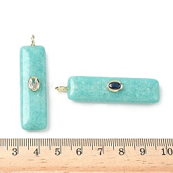 Природные подвески амазонит G-H318-03G-05