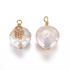 Подвески из натурального пресноводного жемчуга&nbsp;PEAR-I005-13