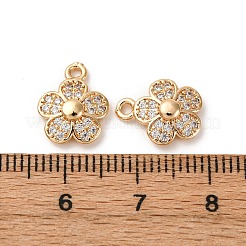 Латунные микро проложить кубического циркония подвески KK-Z112-17G