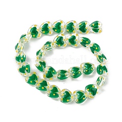 Прозрачные стеклянные бусины&nbsp;LAMP-F029-04G