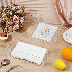 2 комплект 2-х стилевых собранных акриловых подставок для салфеток ODIS-PH0001-86