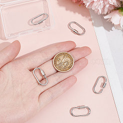 5 шт. латунные подвески-замки с винтовым карабином KK-UN0002-06