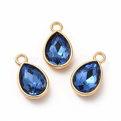 Pendenti in vetro sfaccettato con strass&nbsp;GLAA-I051-A06