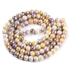 Гальванические стеклянные бусины&nbsp;GLAA-C023-01K