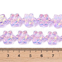 Стеклянные бусины с гальваническим покрытием &nbsp;EGLA-P069-02A-AB06