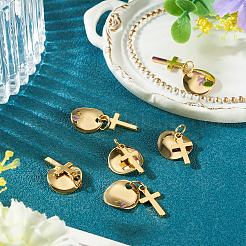 Colgantes de latón 10pcs&nbsp;PALLOY-TAC0270