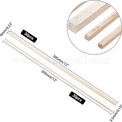 60шт 2 палочки для свечей из дерева WOOD-OC0002-27