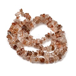 Натуральный гематоидный кварц / нитки из железистого кварца G-H315-A05-01