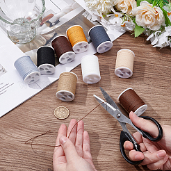 9 цвет круглый вощеный полиэфирный шнур&nbsp;YC-PH0002-50B