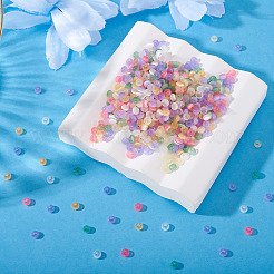 70г 7 цвета стеклянных бусин&nbsp;SEED-TA0001-54