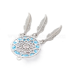 4 шт. подвески из 4-х цветных стеклянных бусин ручной работы&nbsp;PALLOY-MZ00766