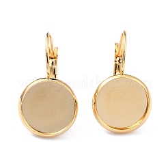 Серьги с застежкой-рычагом из нержавеющей стали 304 STAS-F191-03G-10mm