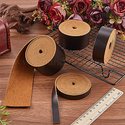 Плоский шнур из воловьей кожи длиной 2 м. AJEW-WH0479-73B-04