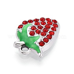 Rhinestone сплава и эмали подвески PALLOY-T092-42P-02