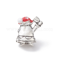 Европейские бусины из сплава эмали рождественской тематики&nbsp;MPDL-Q213-05AS