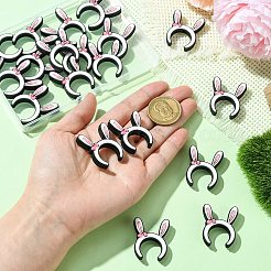 20 шт. силиконовые фокусные бусины с кроличьими ушками&nbsp;SIL-CJ0002-83A