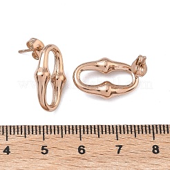 6 пара сережек-гвоздиков из нержавеющей стали 304&nbsp;EJEW-C180-01