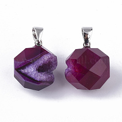 Природные подвески агат G-S359-051E