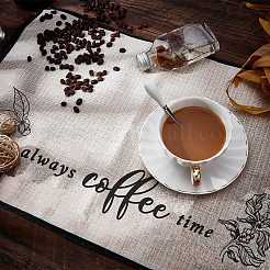 Kaffee Thema Diablement Fort Tasse Matten&nbsp;AJEW-WH0201-007
