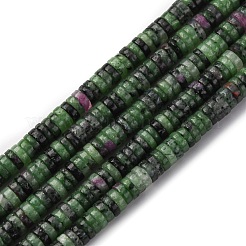 Натуральный рубин в цоизита бусин пряди G-R014-A01