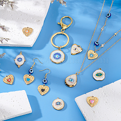 12 шт. 12 стиля эмалированные подвески из нержавеющей стали 304 с IP-покрытием (IP)&nbsp;STAS-GA0001-99