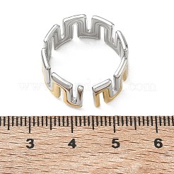 Anelli aperti con polsino in acciaio inossidabile 304 per donna&nbsp;SA-CBA5188-01GP