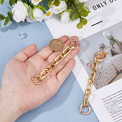 2 шт. сплав прямоугольные и восьмиугольные звенья цепи удлинительные цепи для сумок HJEW-HS00047