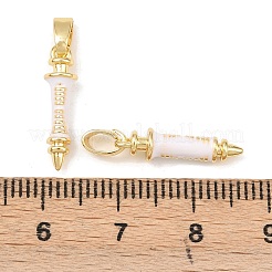 Латунь эмаль подвески&nbsp;KK-C248-16G