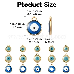 15шт 3 стиля подвески с эмалью из эпоксидной смолы&nbsp;RESI-YW0001-78