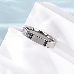201 anelli a fascia larga in acciaio inossidabile&nbsp;RJEW-K252-02B-P