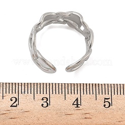 Кольца-манжеты из нержавеющей стали 304 для женщин RJEW-A079-11C-P