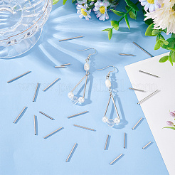 400 шт. 4-х видов трубчатых бусин из нержавеющей стали 304 STAS-UN0049-35