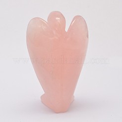 Натуральный розы украшения кварц домашний дисплей X-DJEW-L009B-02