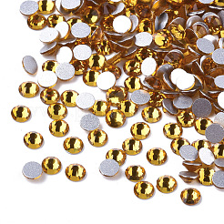 Glas Strass Cabochons flach zurück&nbsp;RGLA-S002-04SS-05